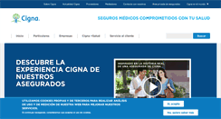 Desktop Screenshot of cignasalud.es